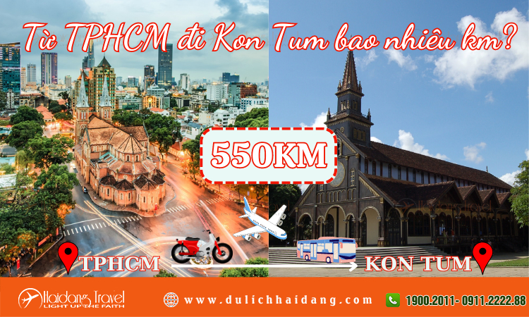 Từ TPHCM đi Kon Tum bao nhiêu km?
