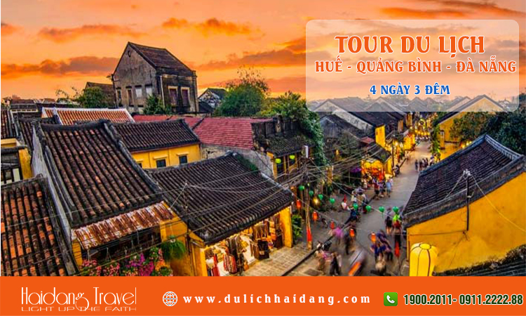 Tour du lịch Huế Quảng Bình Đà Nẵng 4 ngày 3 đêm