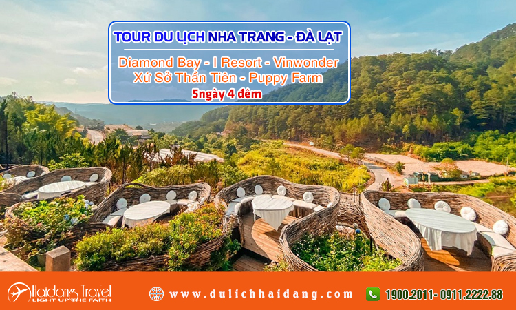 Tour du lịch Nha Trang Đà Lạt 5 ngày 4 đêm