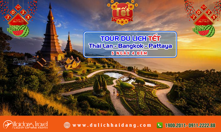 Tour Tết Thái Lan Bangkok Pattaya 5 ngày 4 đêm